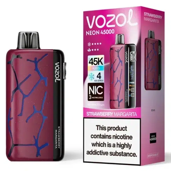 Puff Vozol Neon 45000 Strawberry Margarita gusti - Vozol Italia Puff Vozol Neon 45000 Strawberry Margarita gusti - Vozol Italia